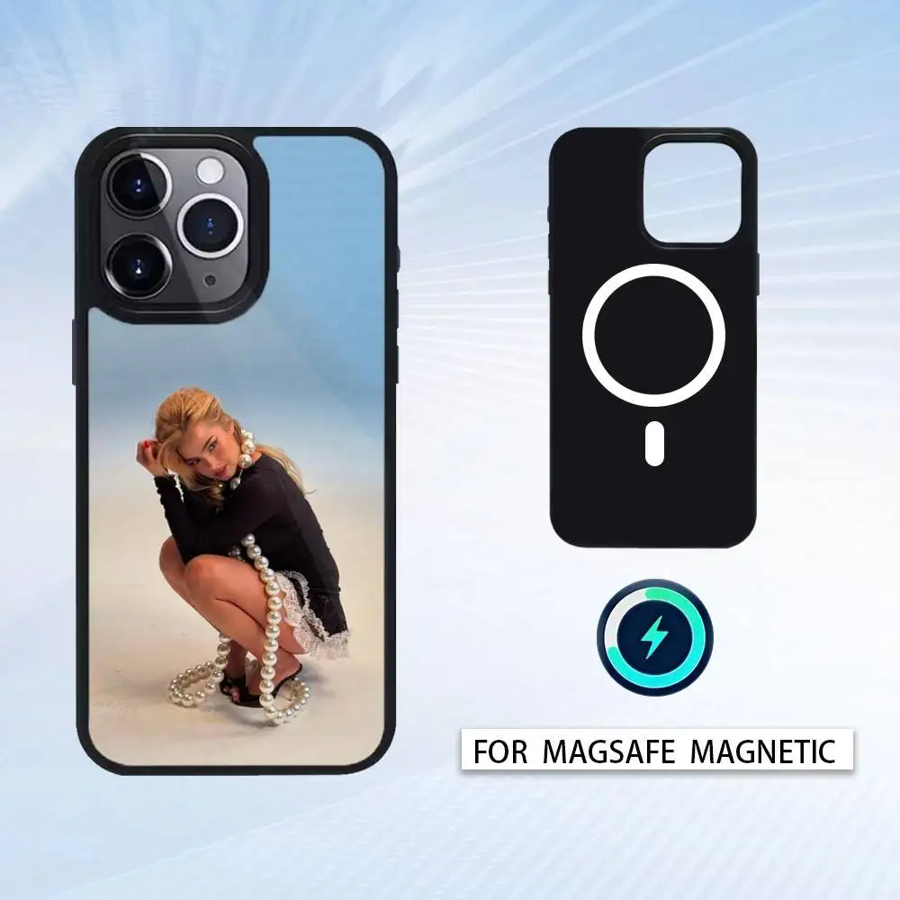 مهووس المغني أديسون راي جراب هاتف المغناطيسي آيفون 16 15 14 13 12 برو ماكس ل Magsafe غطاء الشحن اللاسلكي #3