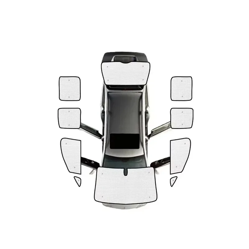 Sun Shade For Volkswagen VW Caddy 2K Maxi 2004~2019 Car Full Visor Sunscreen Protection Anti-UV Window Privacy Cover Accessories view 3
