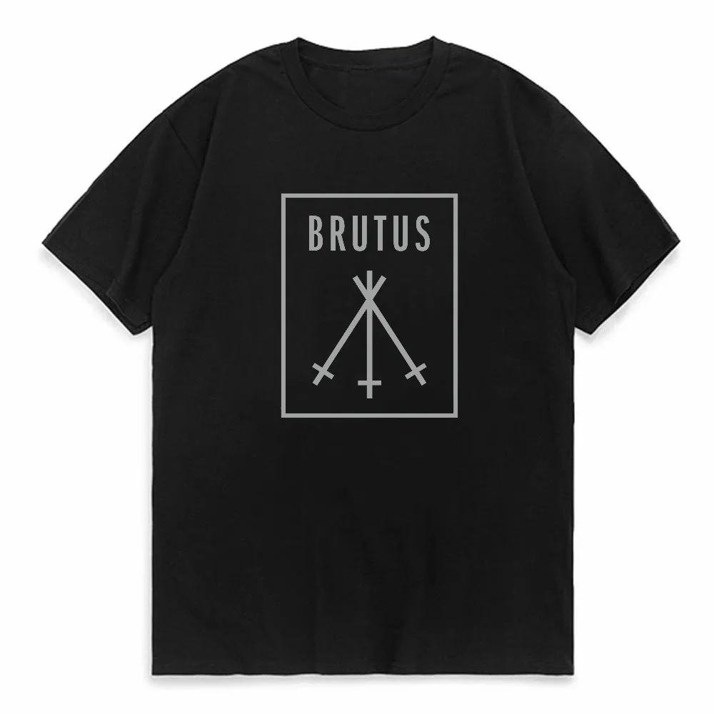 Brutus Band T Shirt Brutus Band Post Hardcore Math Post Metal Shoegaze Sargent House  Crew Neck Short Sleeve Top Tee