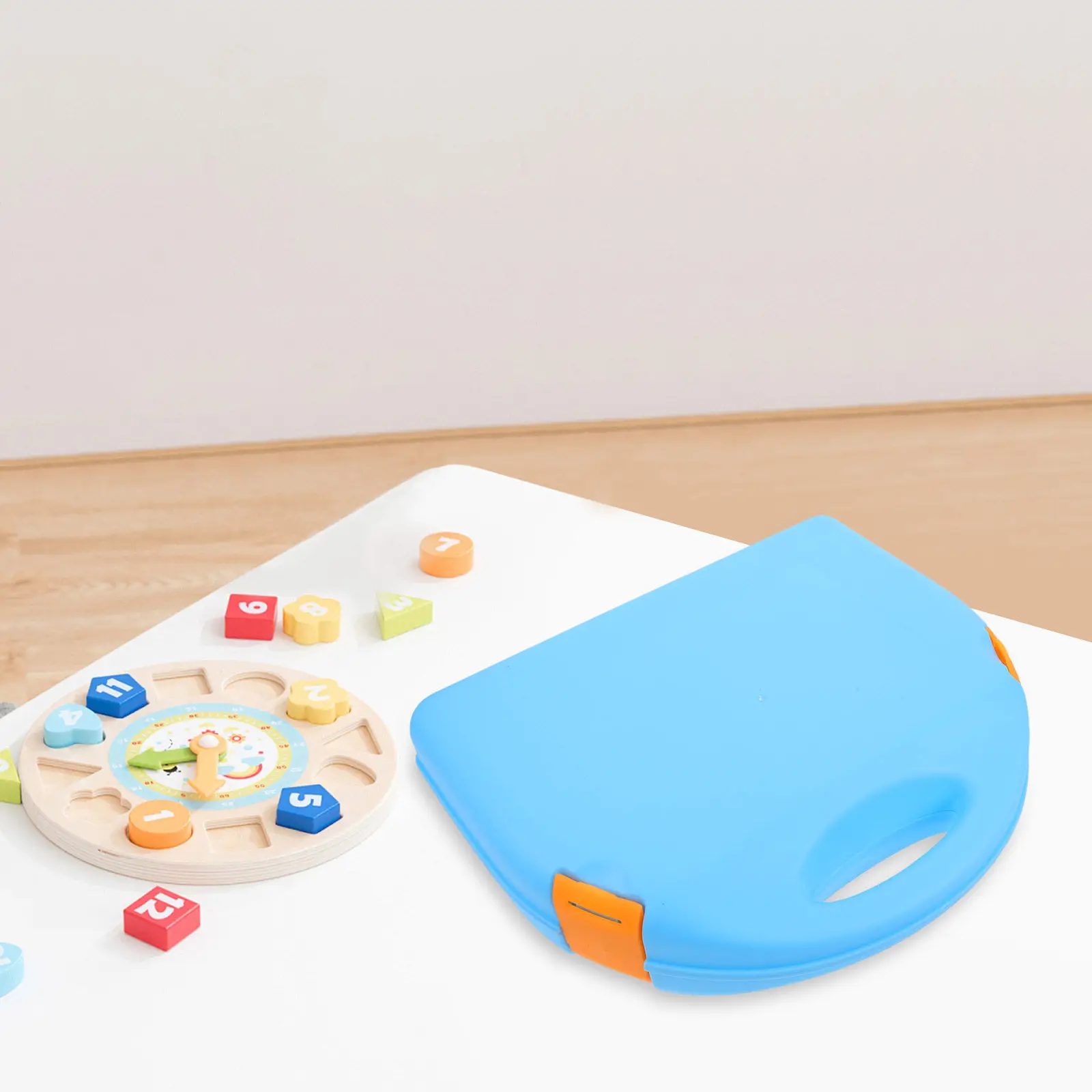 

Детский портативный пластиковый контейнер для хранения с мультяшным дизайном, многофункциональный органайзер для одежды, маленький чемоданчик для ребенка