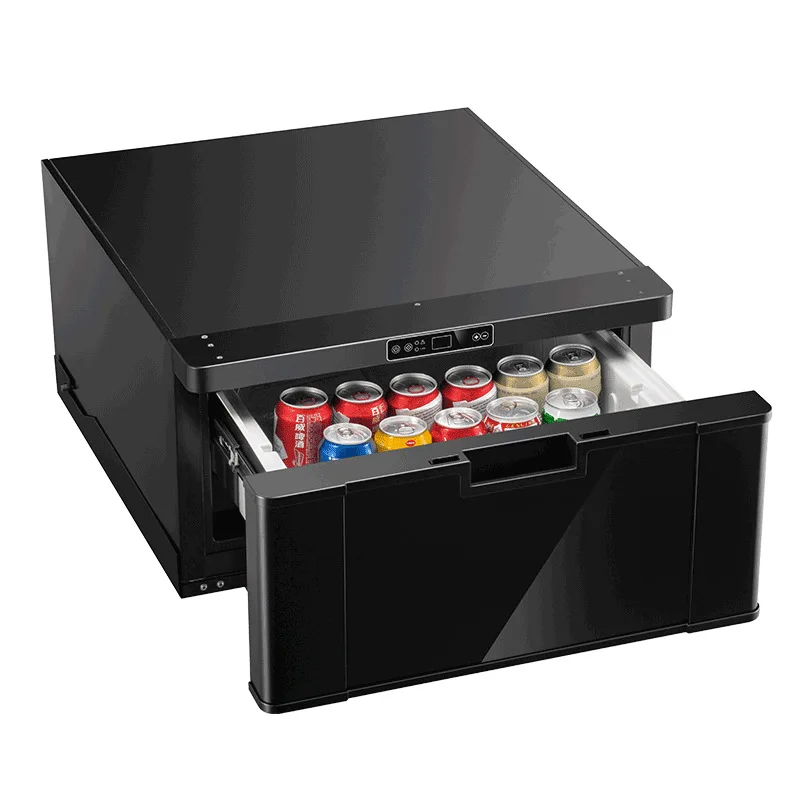 

Gegu 23DR RV Modified Drawer Marine Commercial Vehicle Embedded Car Refrigerator Separable Compressor Refrigeration