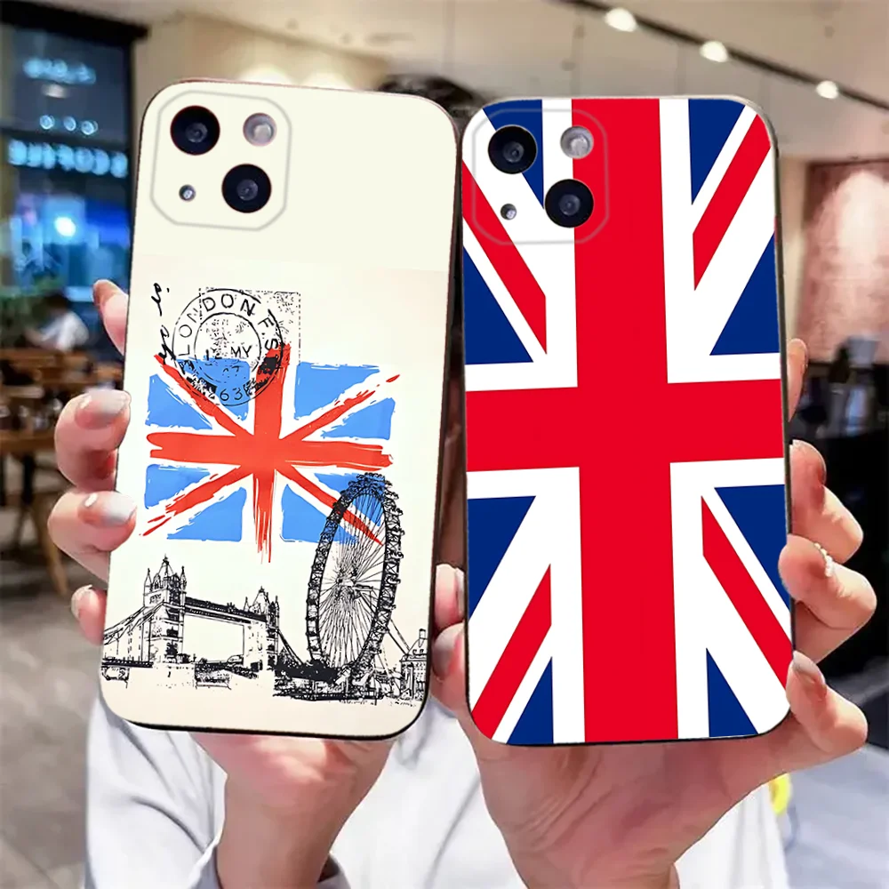 Union Jack British England UK Flag Phone Case For Iphone 15 11 13 14 Pro Max 7 8 Plus X Xr Xs Max Se2020 12mini Cover Case