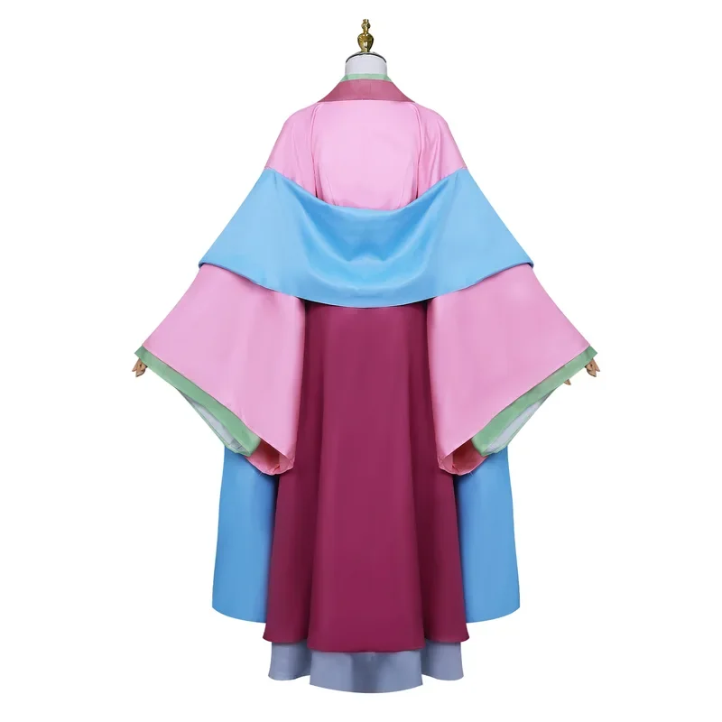 Maomao disfraz de Cosplay de The boticary Diaries, peluca, vestido rosa, traje de uniforme, fiesta de Halloween para mujer, trajes de juego de rol de Carnaval