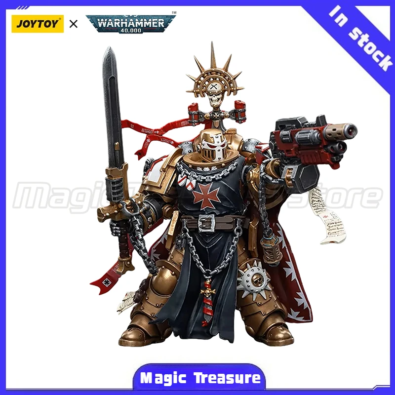 

【MT】JOYTOY 1/18 Action Figure Warhammer 40K Black Templars High Marshal Helbrecht Model Toy Gift Collection
