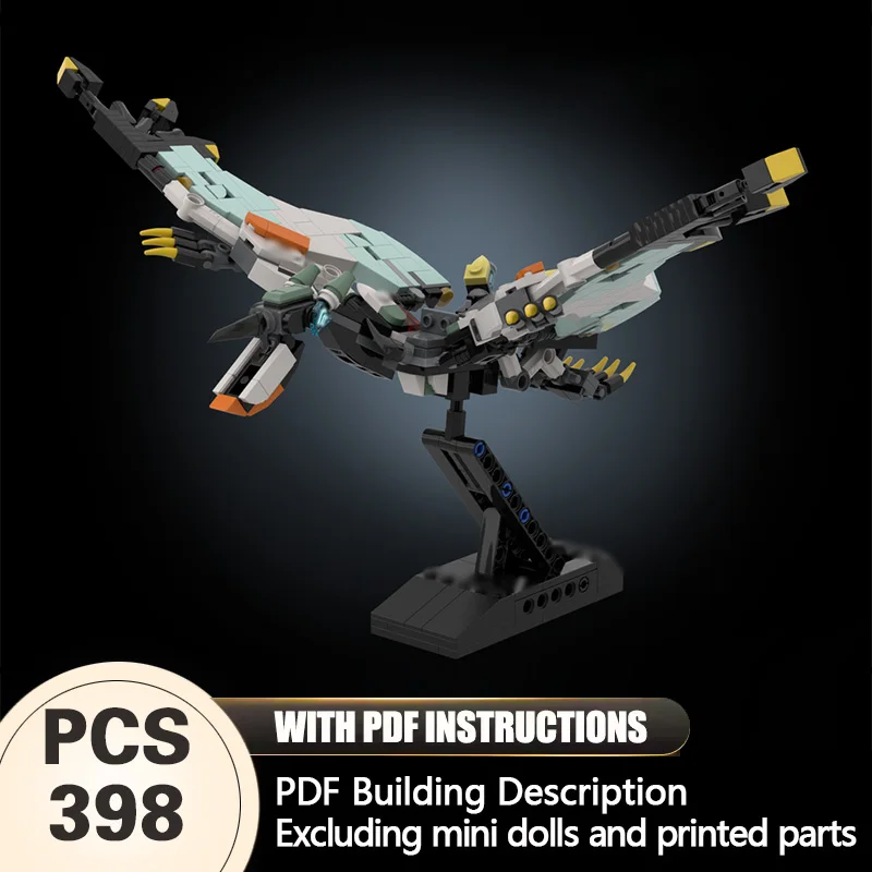 

Creators Animal Series Model MOC Building Bricks Flying Mechanical Modular Technology Gifts Holiday Assemble Children Toys Suit