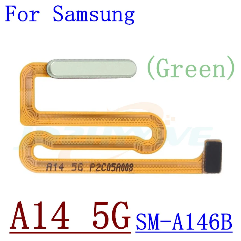 Fingerprint Sensor Scanner For Samsung Galaxy A14 5G A145 A146 Touch ID Connect Home Button Flex Cable Replacement Part