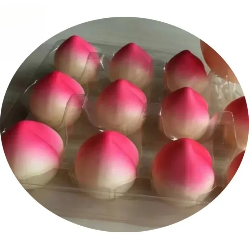 girando automático transfronteiriço de chocolate oco pêssego