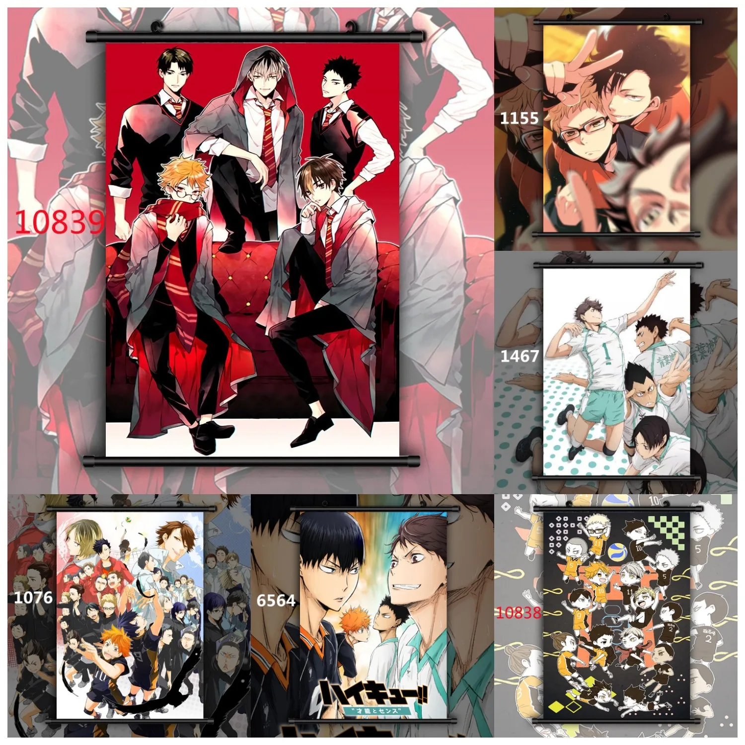 Canvas Panting Cartoon Haikyuu Shoyo Tooru Koushi Anime Wall Art Poster And Prints Living Room Decoration Modern Home Decor