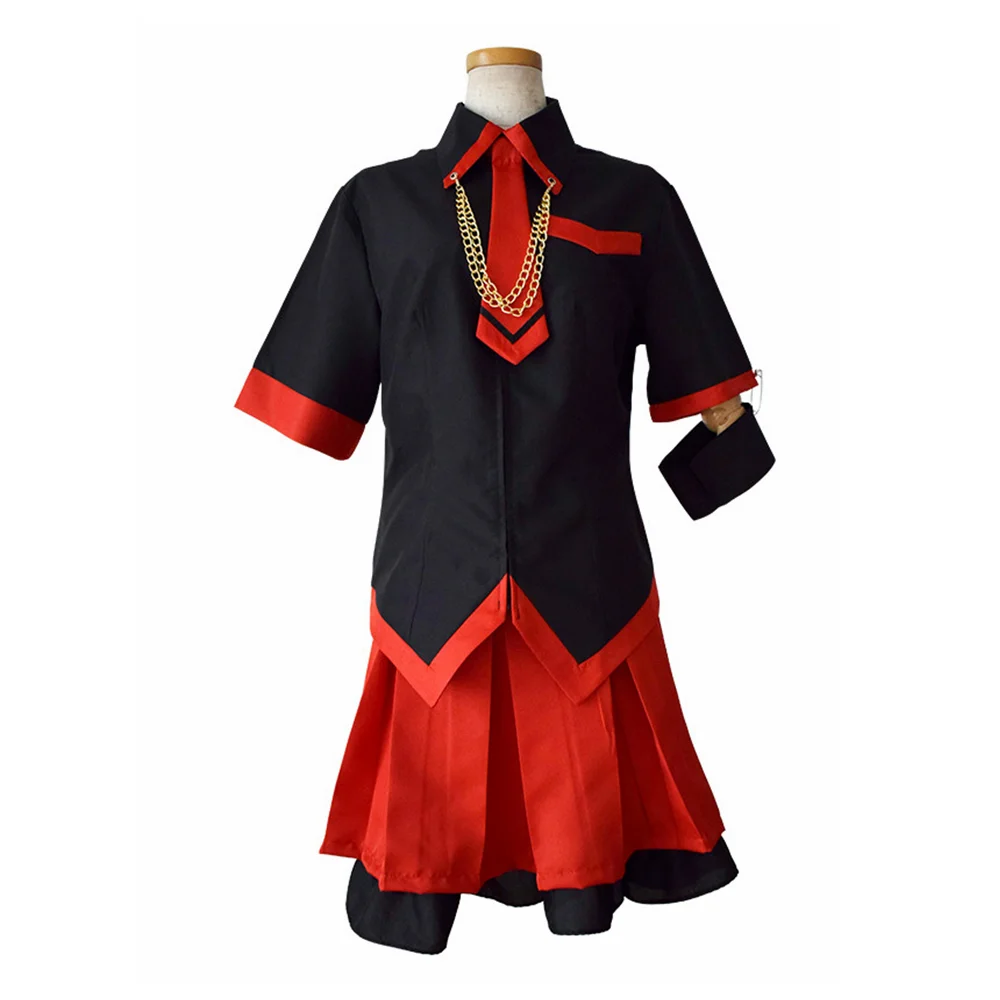 Unisex Anime Cos Otonashi Saya Cosplay Costume Halloween Uniform Custom Size