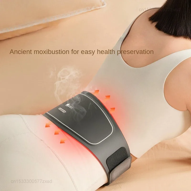 Умный Массажер для талии Xiaomi Momoda, подушка с подогревом для менструации, EMS, импульсный массаж, снятие боли в талии, судороги, электрические устройства для пояса