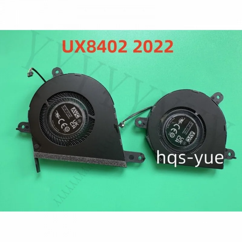 

Q+ Original for ASUS Zenbook Pro14 Duo OLED UX8402Z CPU+GPU COOLING FAN R+L 2022