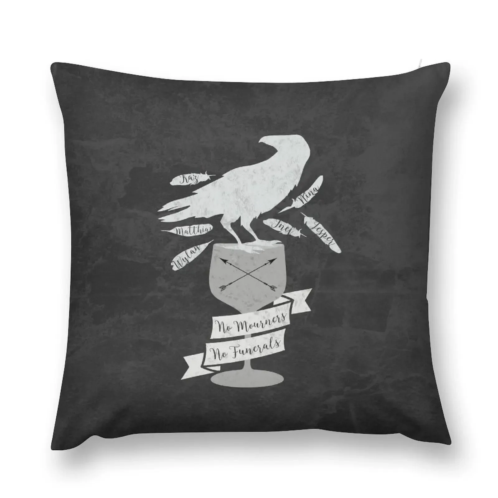 

No Mourners, No Funerals - Six Of Crows Throw Pillow Pillowcases pillow