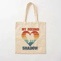 My Second Shadow-Bolso de lona Eurasier para mujer, bolsa de lona, personalizada, universidad, 2025