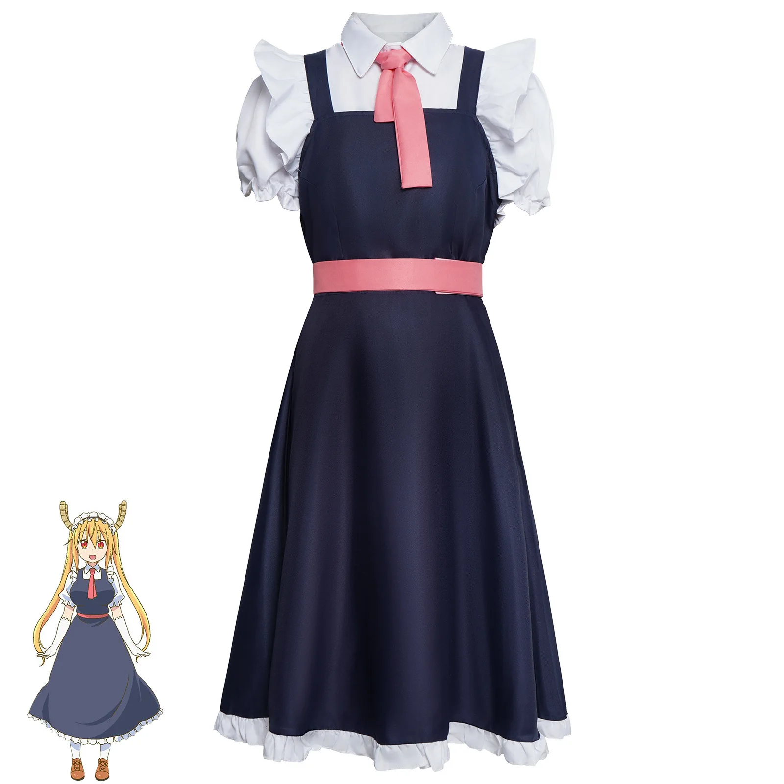 

Tora Cosplay Costume loween Dragon Maid Women's Clothing Stage Performance Outfit Small River Home's Dragon Servant