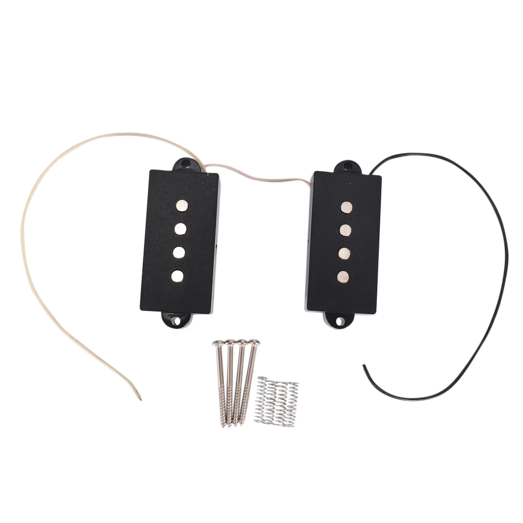 Pb P Bass Pickup Humbucker Pickup For 4 String P Bass Replacement Bass Guitar Part, Black