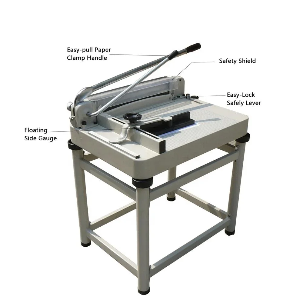 Máquina cortadora de papel com guilhotina manual A3