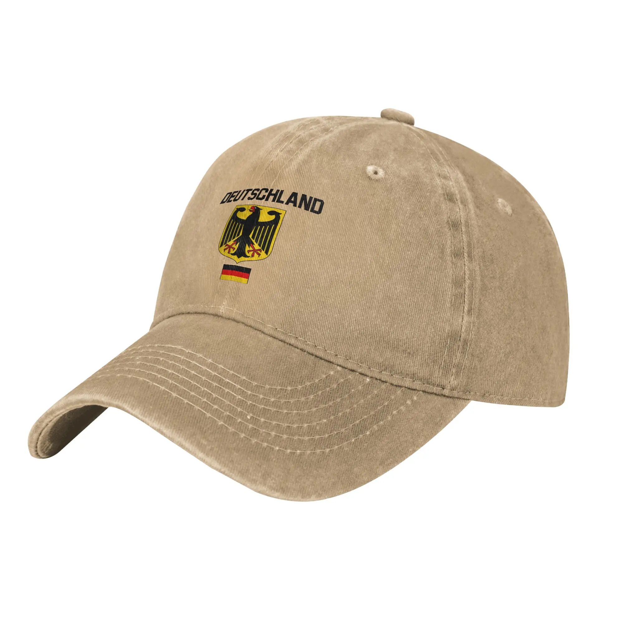 Baseball Cap Deutschland Germany Flag German Summer Casual Trucker Hat  Women Men Design Kpop Rock Sun Visor Baseball Caps