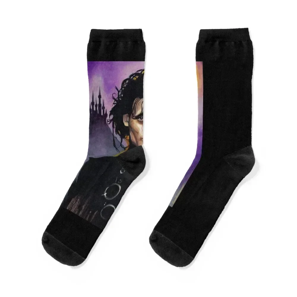 Ansekenamun - Edward Scissorhands Socks Antiskid soccer shoes Mens Socks Women's