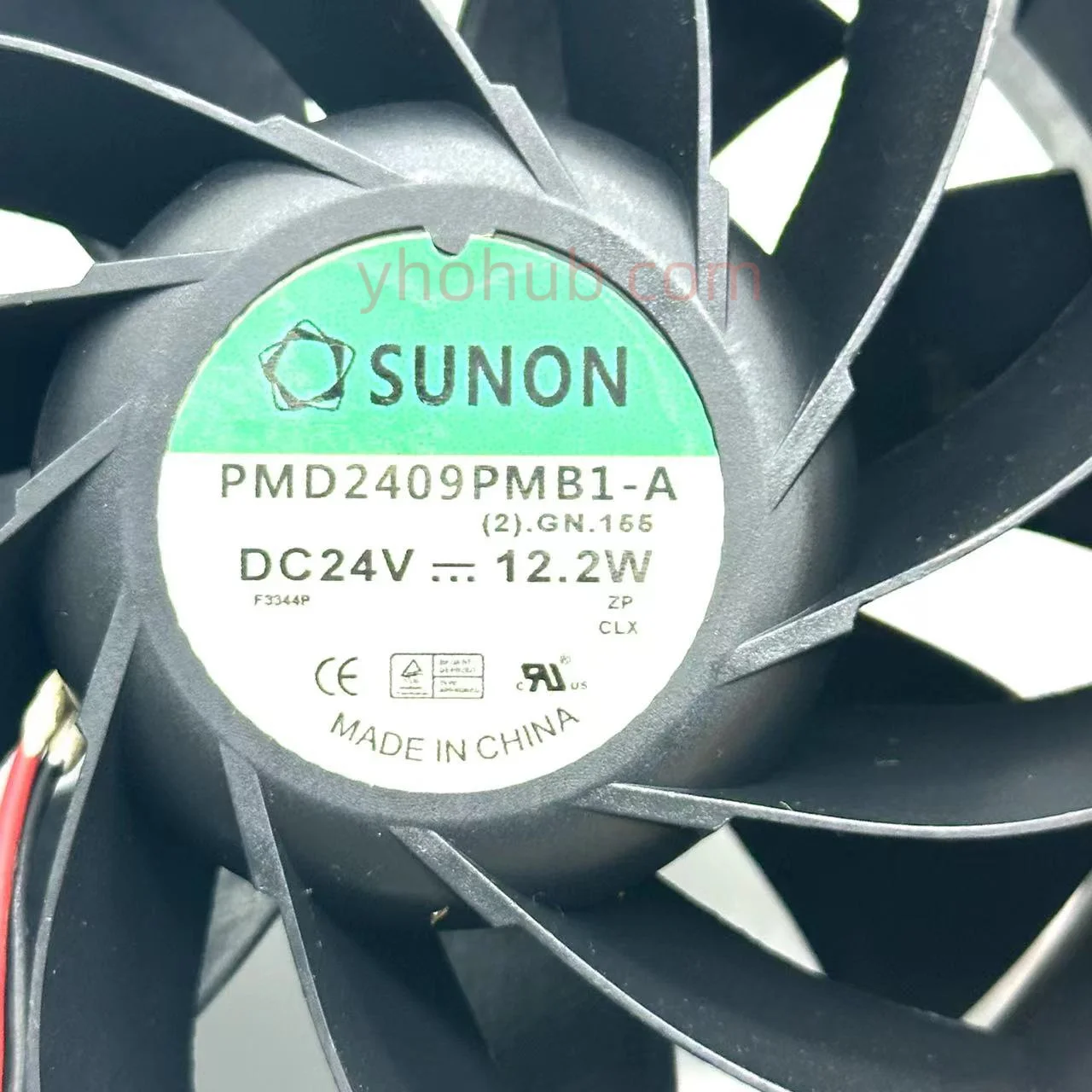 Imagem -03 - Sunon Pmd2409pmb1-a 2. Gn.155 dc 24v 12.2w 92x92x38 mm Ventilador de Refrigeração do Servidor