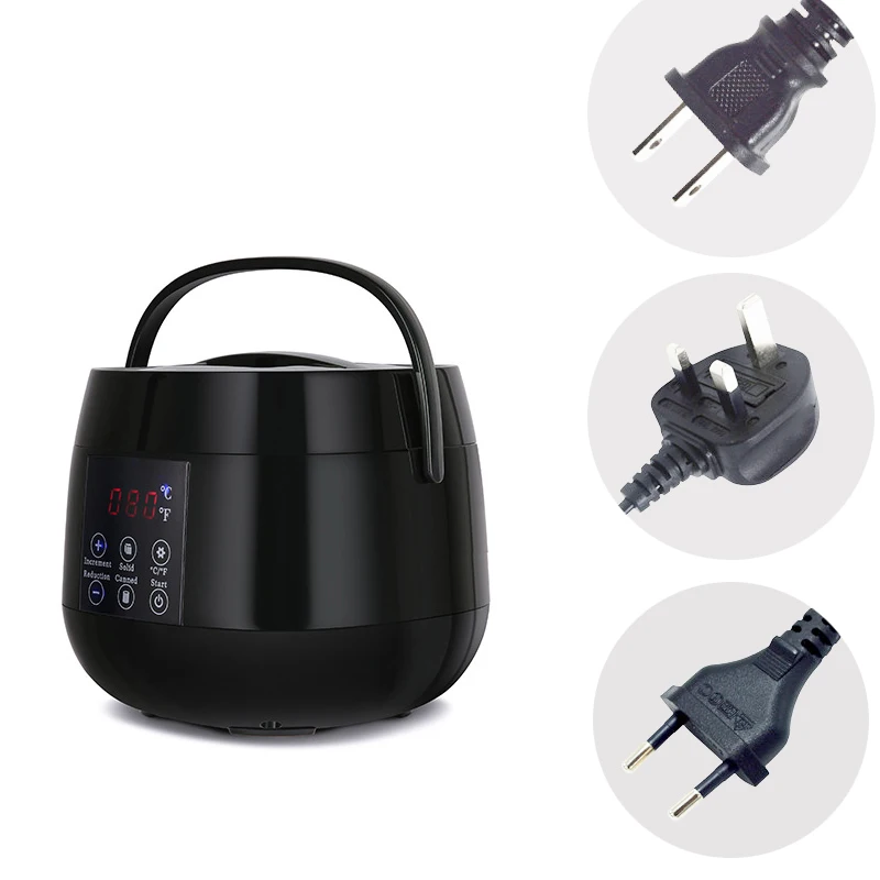 YTYIN المحمولة الذكية توقيت متعددة الوظائف الشمع كتلة جرة الشمع، شمع إزالة الشعر وآلة الشمع الساخن #5