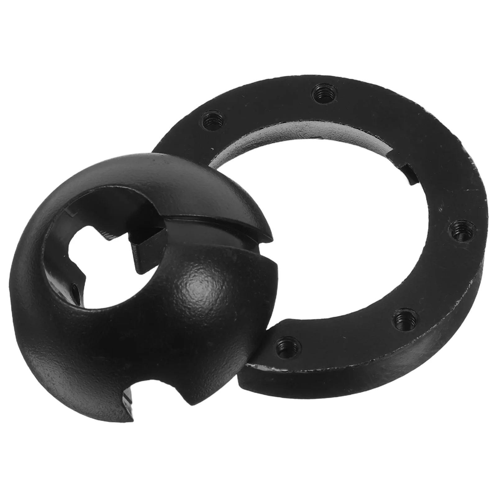 

1Set Ceiling Fan Parts Hanger Bracket with Hook Mounting Kit for Indoor Spaces Stable Installation Support Black Ceiling Fan