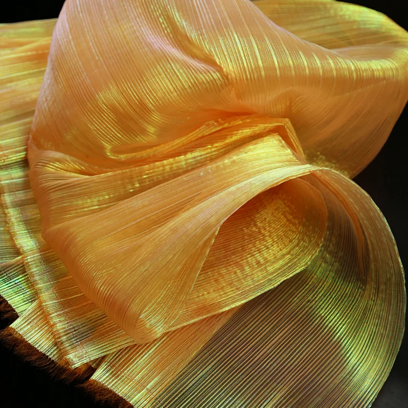 حورية البحر سيدة مطوي النسيج لعرض الزفاف الديكور خلفية المرحلة مصمم الأقمشة بالمتر Diy بها بنفسك مواد الخياطة القماش