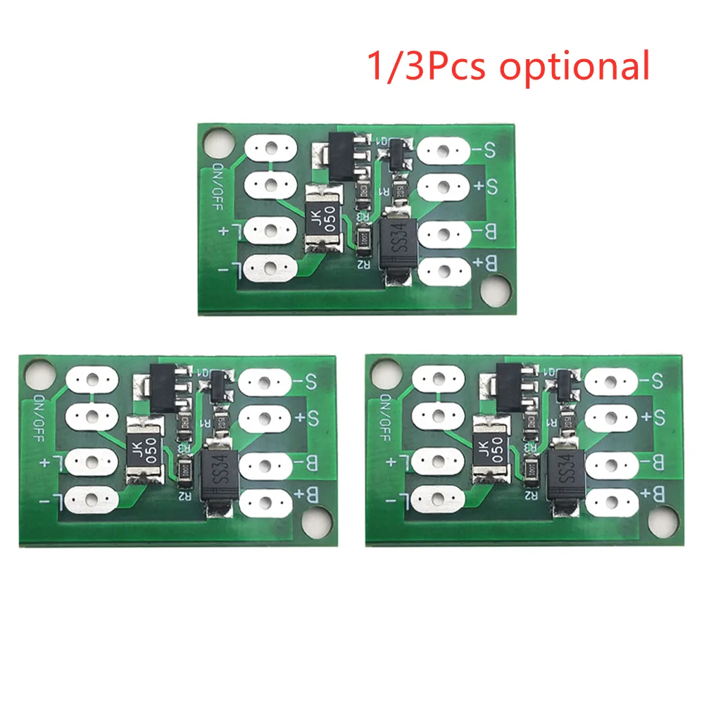 1/3Pcs Automatic Solar Panel Battery Charger Board Night Light LED Lamp Control Switch Battery Charger Controller Module