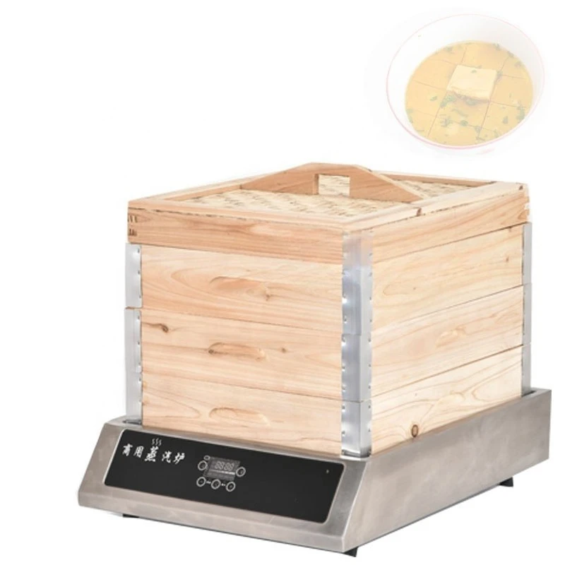 

Commercial Electric Steamer Bread Steamer Surrounded Tempered Glass Commercial Bread Steamer