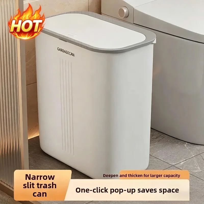 Household new deodorant with lid, bathroom/living room/kitchen universal storage can, trash can