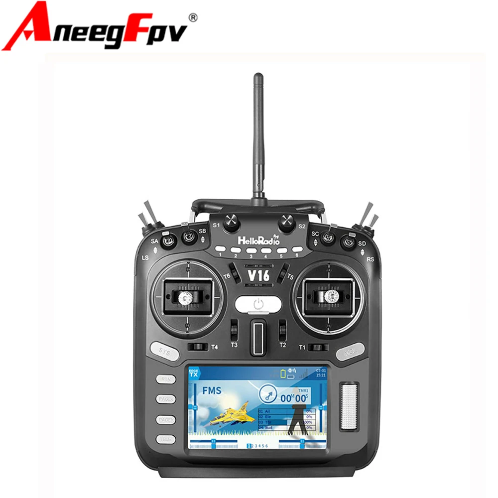 HelloRadio V16 Многопротокольный пульт дистанционного управления, совместимый с высокочастотной головкой FPV, детали машины для кроссовера сенсорного экрана EDGTX HelloRadio V16 Многопротокольный пульт дистанционного управления, совместимый с высокочастотной головкой FPV, детали машины для кроссовера сенсорного экрана EDGTX