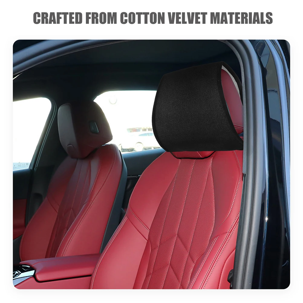 

2Pcs Headrest Covers Car Seat Beaded Protector Pad Lint Cover Breathable Shield Baby Comfort Stylish Design Universal Fit