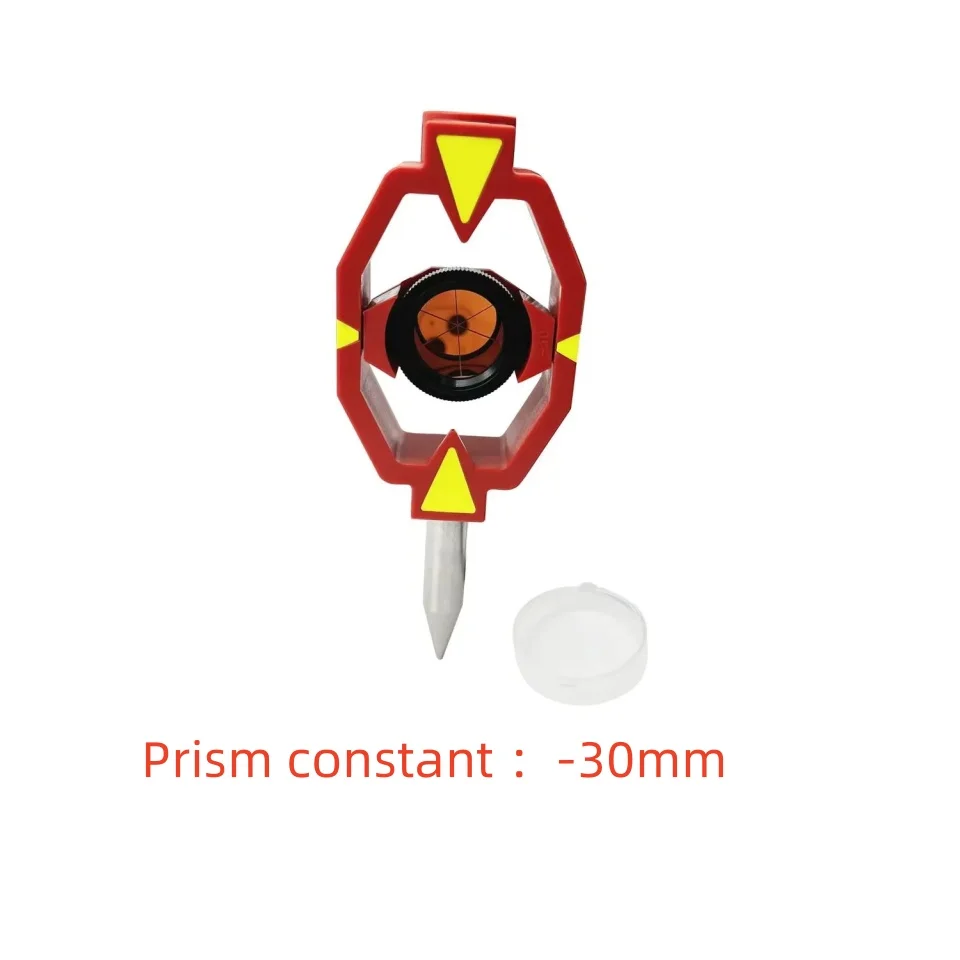 Mini Prism for Leica Swiss Style Total Station Surveying with Tip Point Constant -30mm Offset High Quality