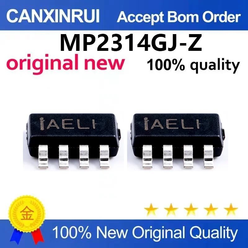 （5pcs-100pcs）Brand new original MP2314GJ-Z screen printed AELJ SOT23-8 low voltage regulator chip
