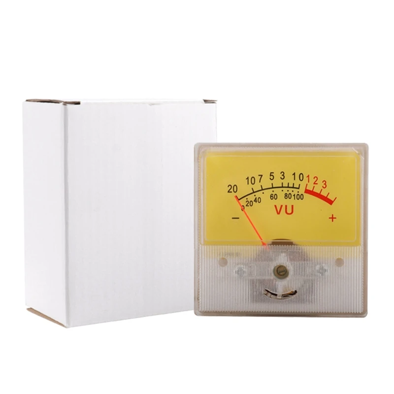 M17D High VU Meter Digital Amplifier Type Analog Sound Level Yellow Panle Easy Reading