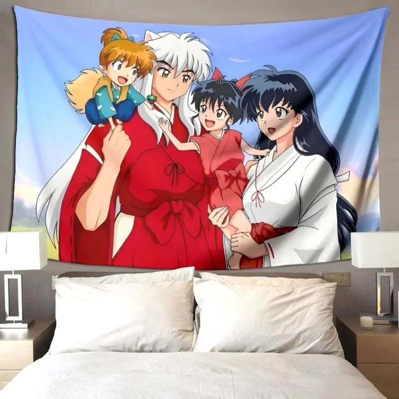 3D printing Inuyasha blanket Living room bedroom home decor children's room soft and comfortable baby blanket birthday gift