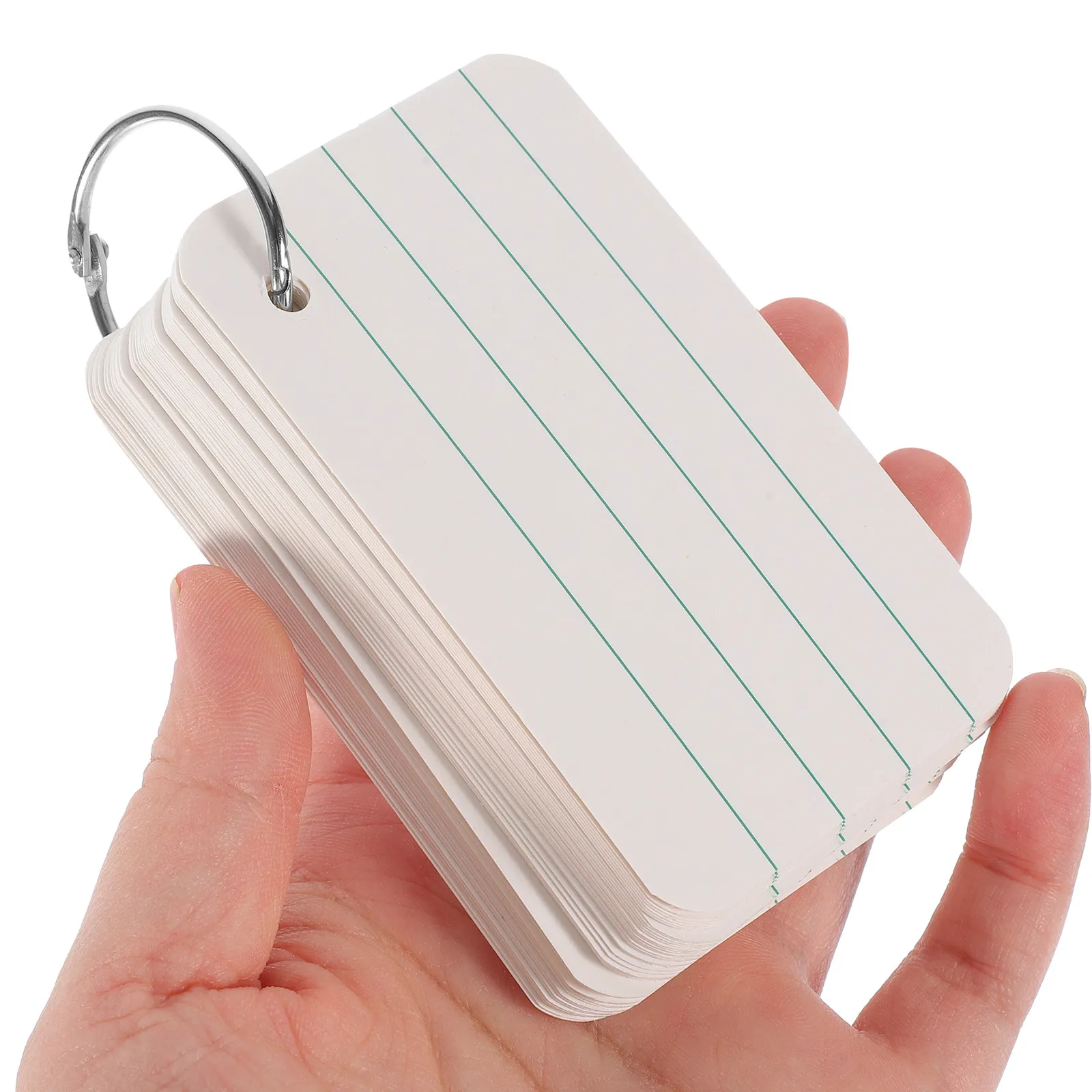 

1 Set Blank Note Cards Smooth Paper Sheets Portable Flashcards DIY Vocabulary Memory Cards for Study Blank Vocabulary Card