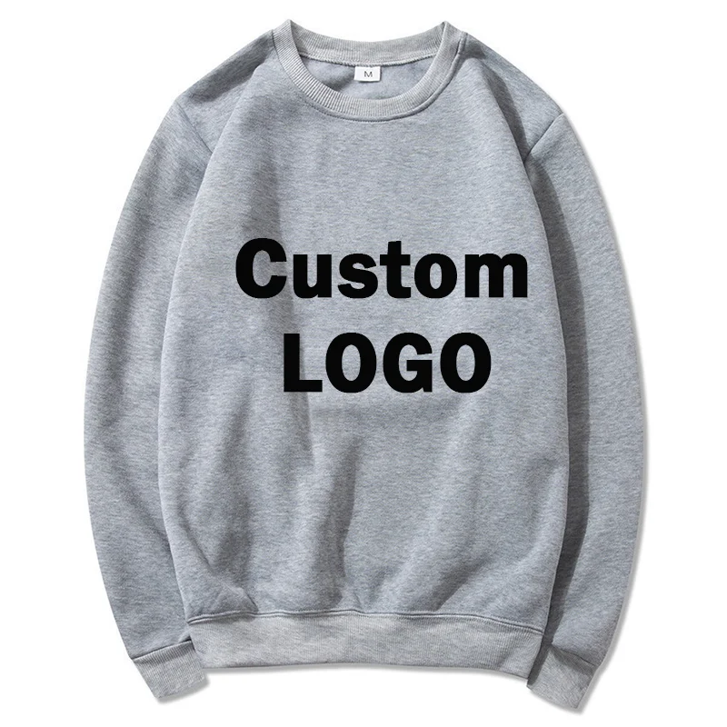 

Custom Logo Autumn Winter Casual Sweatshirts Men‘s Women’s O-Neck Hoodies 2024 Pullover Streetwear Solid Fleece Basic Hoodies