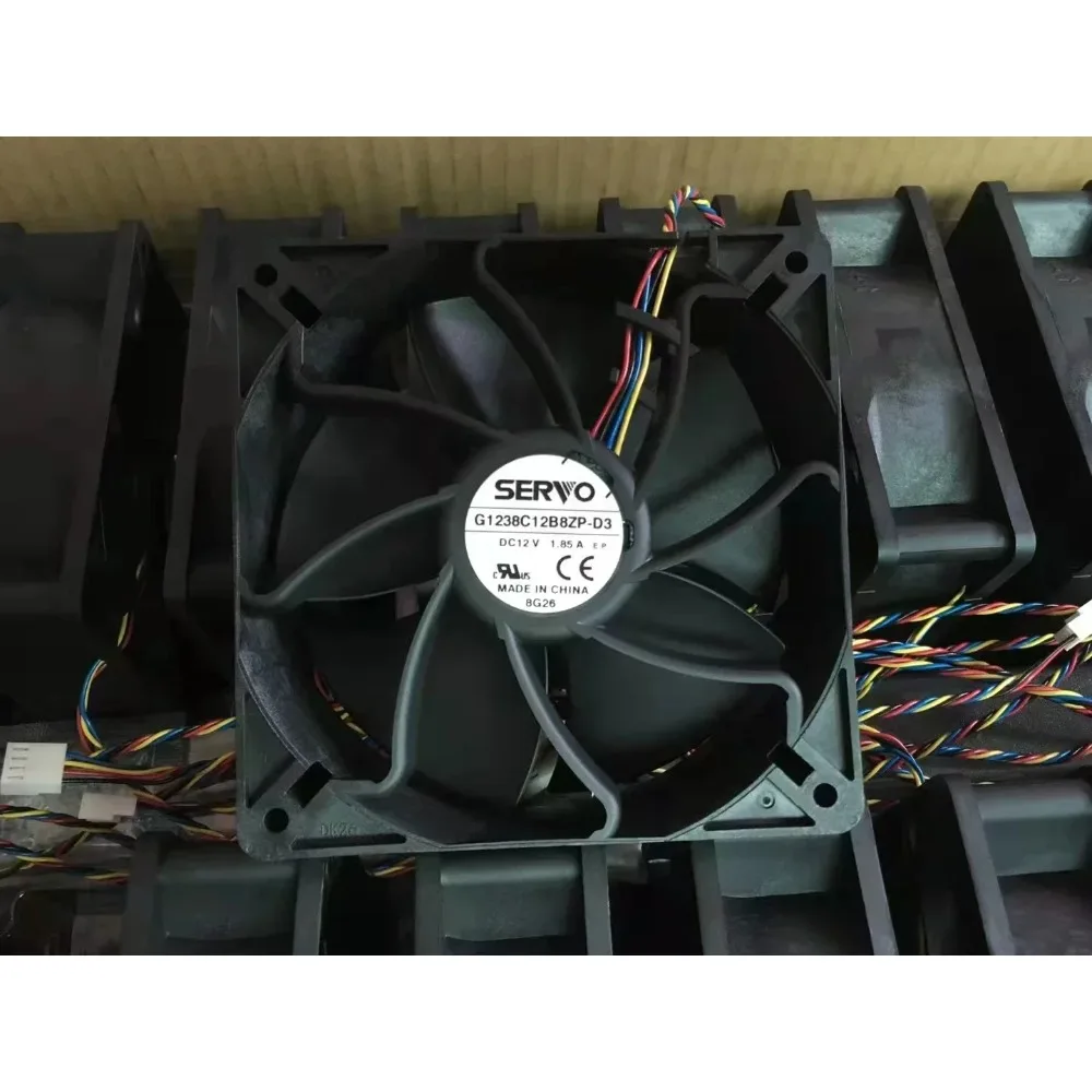 

SERVO G1238C12B8ZP-D3 DC 12V 1.85A 120X120X38mm 4-Wire Cooling Fan