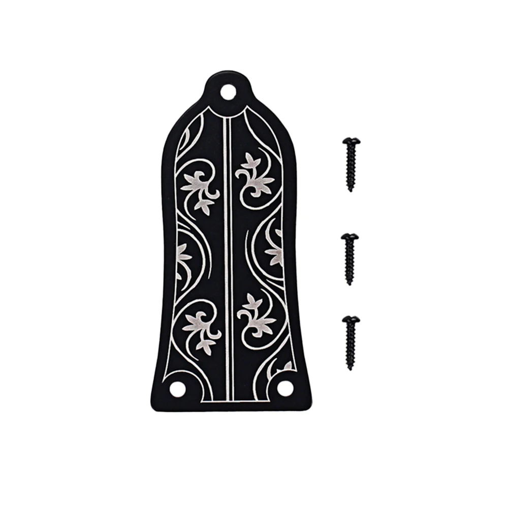 GR34 Guitar Truss Rod Cover Truss Rod Shape Case for Electric Guitar 2Ply Guitar Accessories with Holes Screws