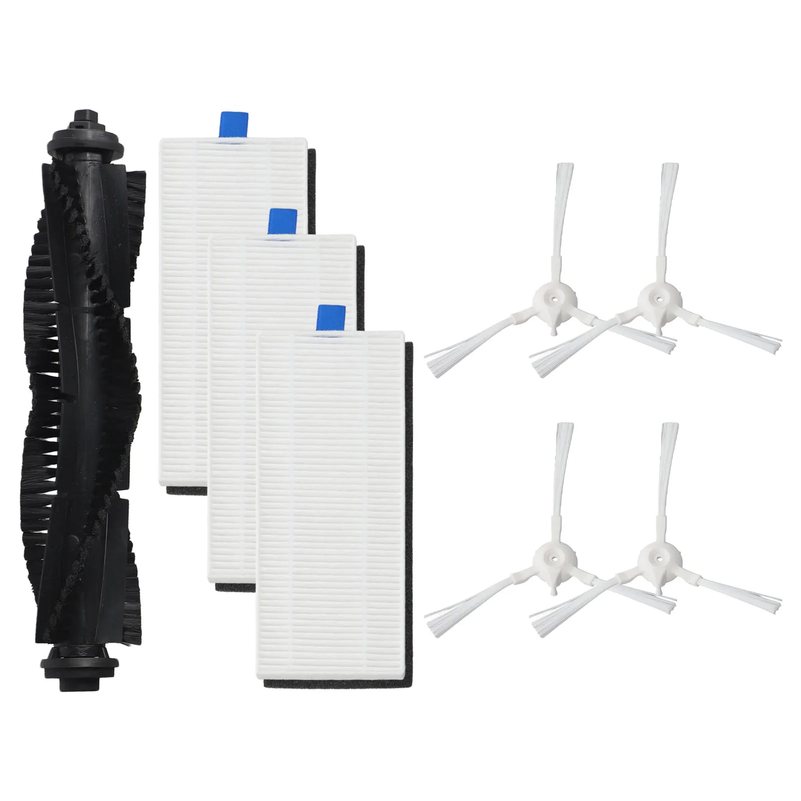 Vacuum Cleaner Filter Set Side Brush Replacement Vacuum Cleaner Parts Efficient Cleaning Robotic Vacuum Component