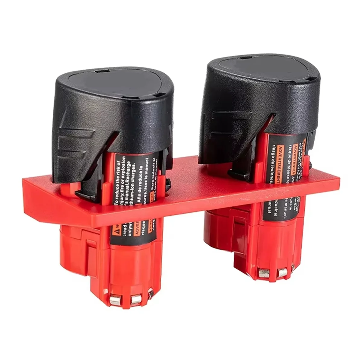 ABXK 2Pcs for 12V Li-Ion Battery Battery Holder for Battery Mount Dock Holder Storage Fixed Bracket for 48-11-2401