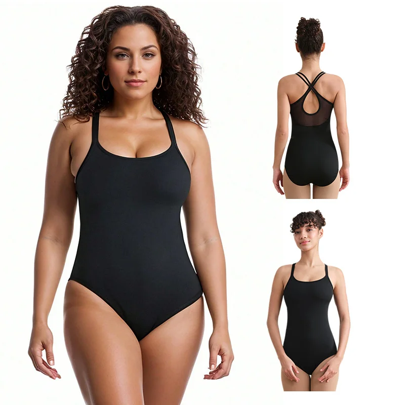 Женский классический черный камзол, балетный танцевальный купальник для взрослых, танцевальная гимнастическая майка с мягкой подкладкой, костюмы без рукавов