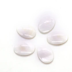 1pcs 10-30mm New Wholesale Natural White Mother of Pearl Butterfly Shell Oval Loose Bead Jewelry Making Bracelet Necklace