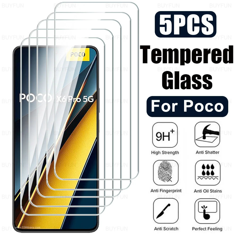 5PCS Premium Glass … - image