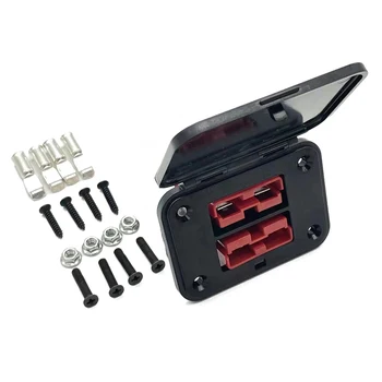 1pc 50A תושבת כפולה כפולה לחיבור אנדרסון מחבר תושבות פאנל כיסוי עבור קרוואן יאכטה פאנלים