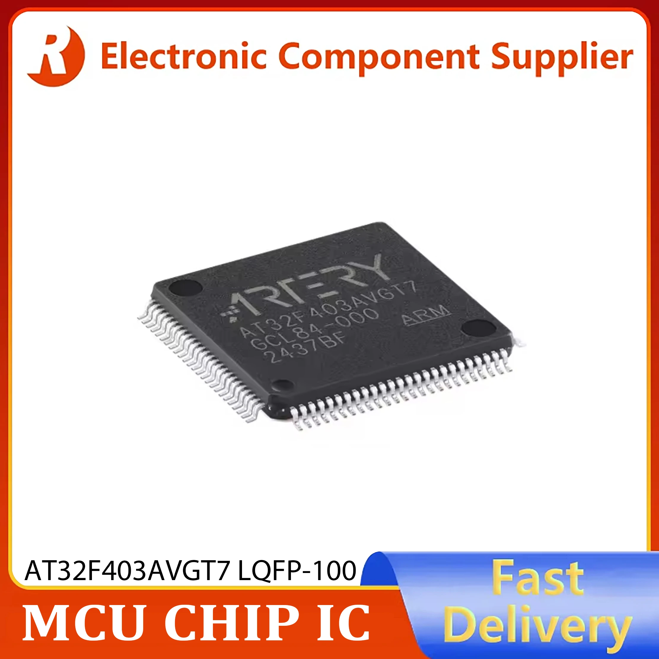 

2pcs/lot AT32F407VGT7 AT32F407 407VGT7 LQFP100 Microcontroller chips in stock
