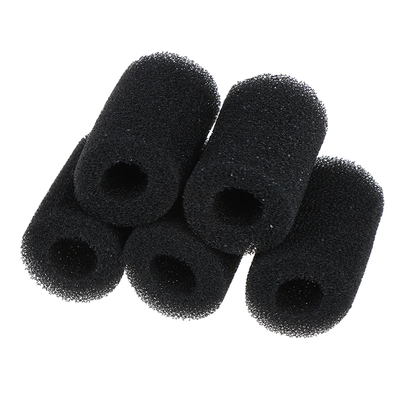 5 Pcs Sponge Aquarium Filter Protector Cover For Fish Tank Inlet Pond Black Foam 15mm Drop Ship