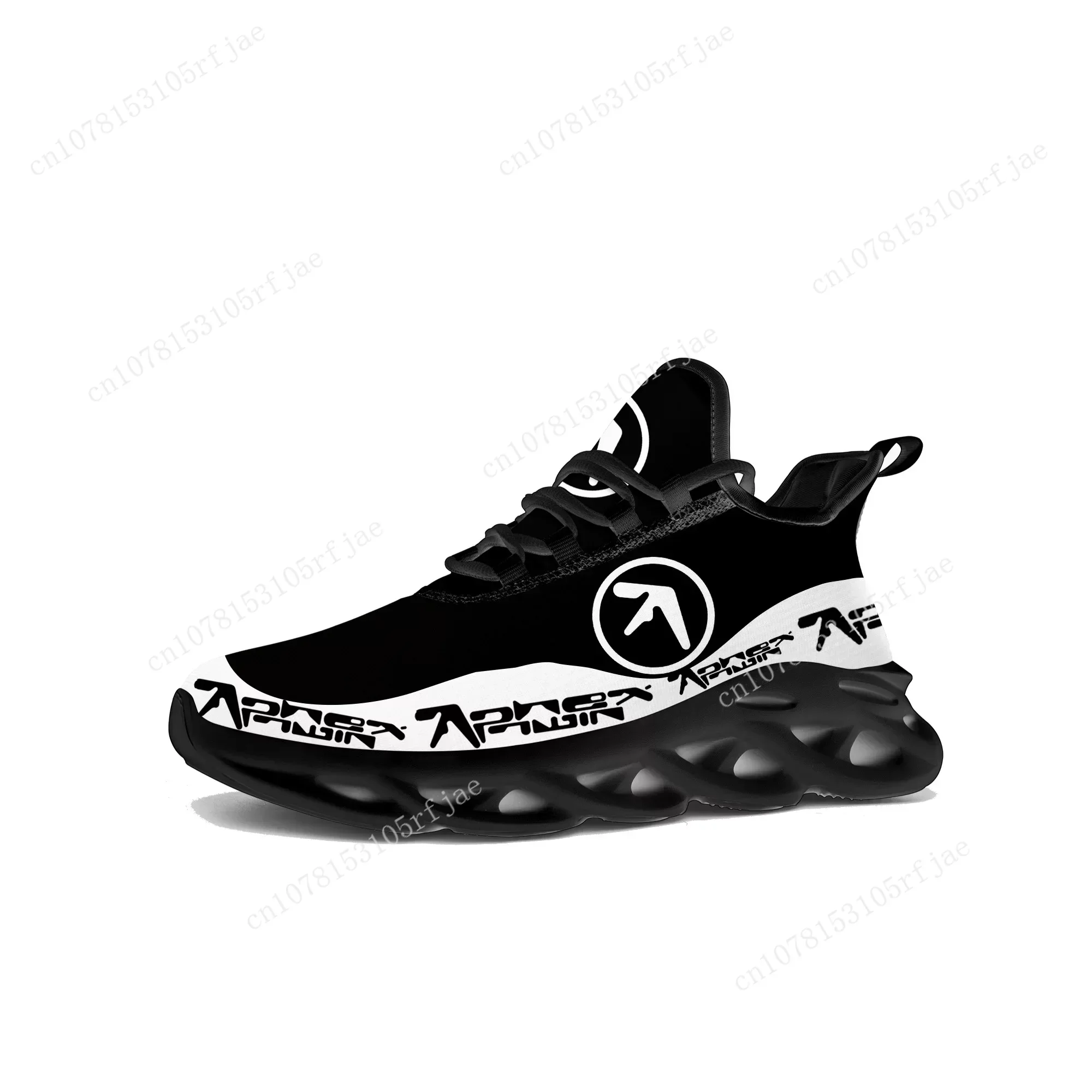 

Aphex Twin Flats Sneakers Mens Womens Music DJ Mixer Sports Running Shoe Sneaker Lace Up Mesh Footwear Tailor-made Shoe Black