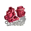 GPM 금속 알루미늄 전방 후방 기어박스 케이스, Diff 쉘 9529, Traxxas 1/8 슬레지 몬스터 트럭 95076-4 RC 카 업그레이드 부품 3