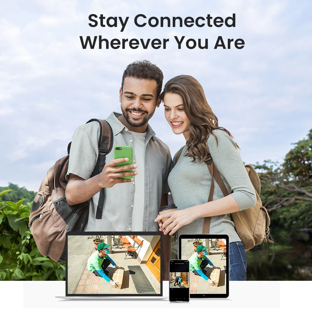 Annke 3MP 5MP نظام CCTV لاسلكي 4CH NVR كاميرا واي فاي خارجية 7 بوصة تعمل باللمس اتجاهين الصوت 2/4 قطعة كاميرا أمان واي فاي